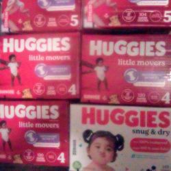 Huggies Little Movers Diaper Boxs