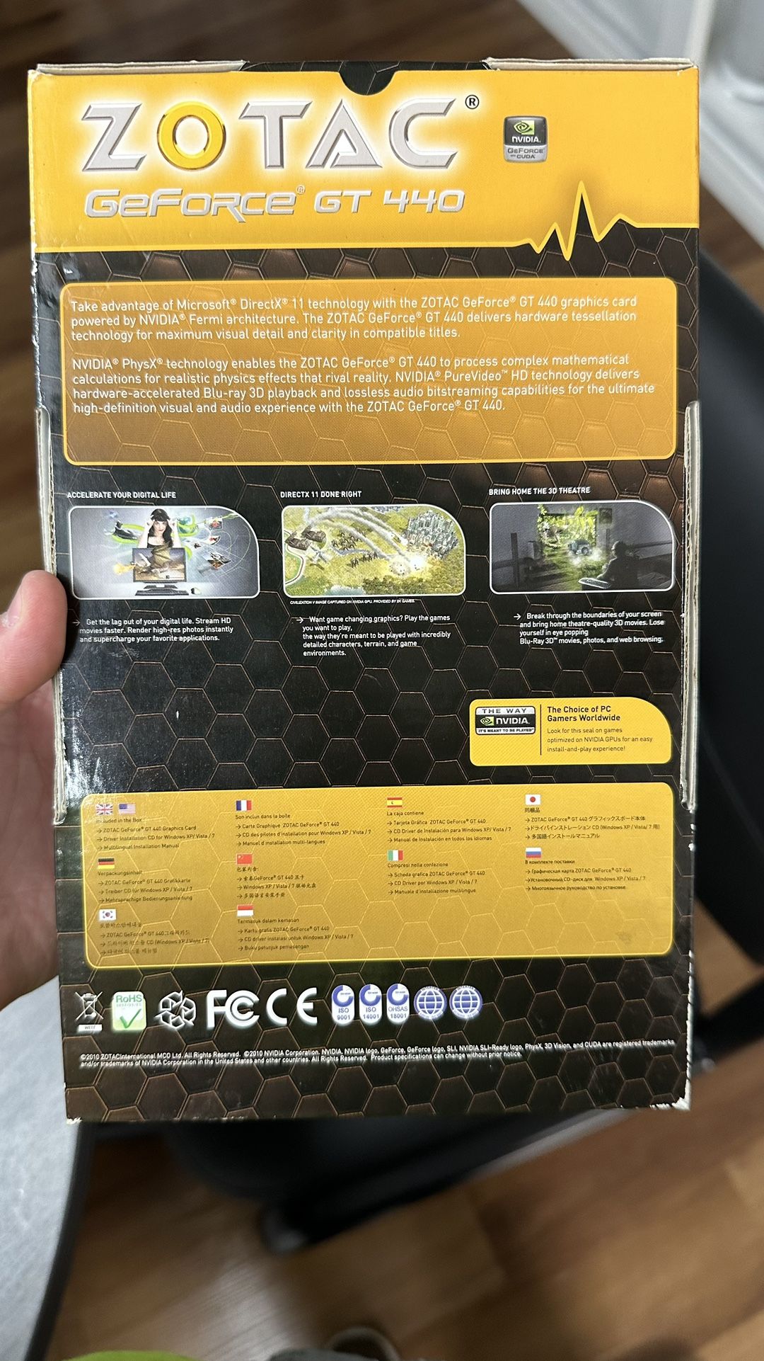 Zotac Gt Gt440 1gb 1GB Zotac NVIDIA Graphics Card