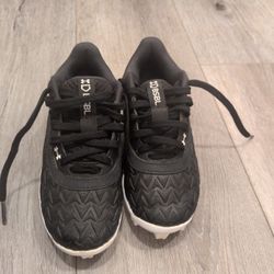 Kids Baseball Cleats Size 11 Blk 