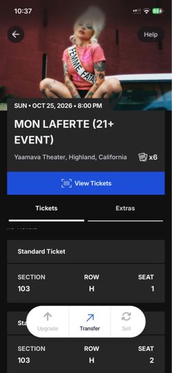 Mon Laferte Femme Fatale Tour Sunday October 25th