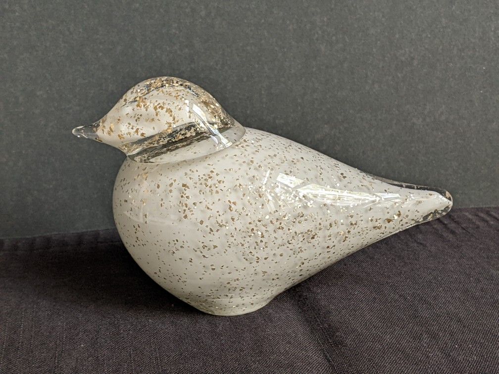 Granilla Glass Bird Figurine Paperweight