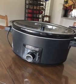 Crockpot Slow cooker Black & Decker Blackboard 7 Quart