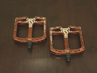 Deity TMAC Platform MTB Bike Pedals - Bronze