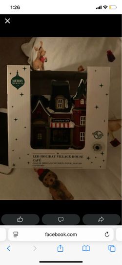 Merry Moments LED Holiday Village House Café