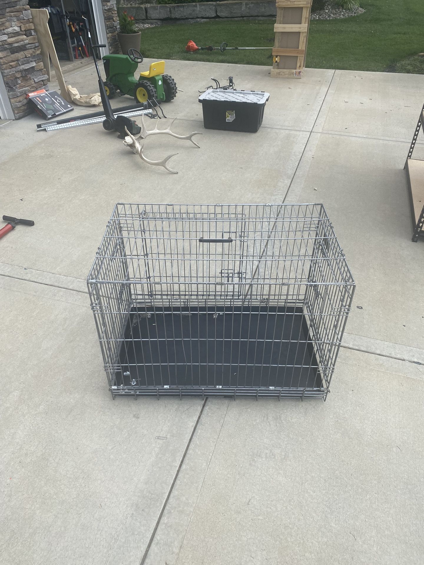 Large Metal Collapsible Crate 