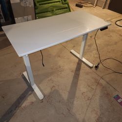 Glass Standing Desk - Adjustable height