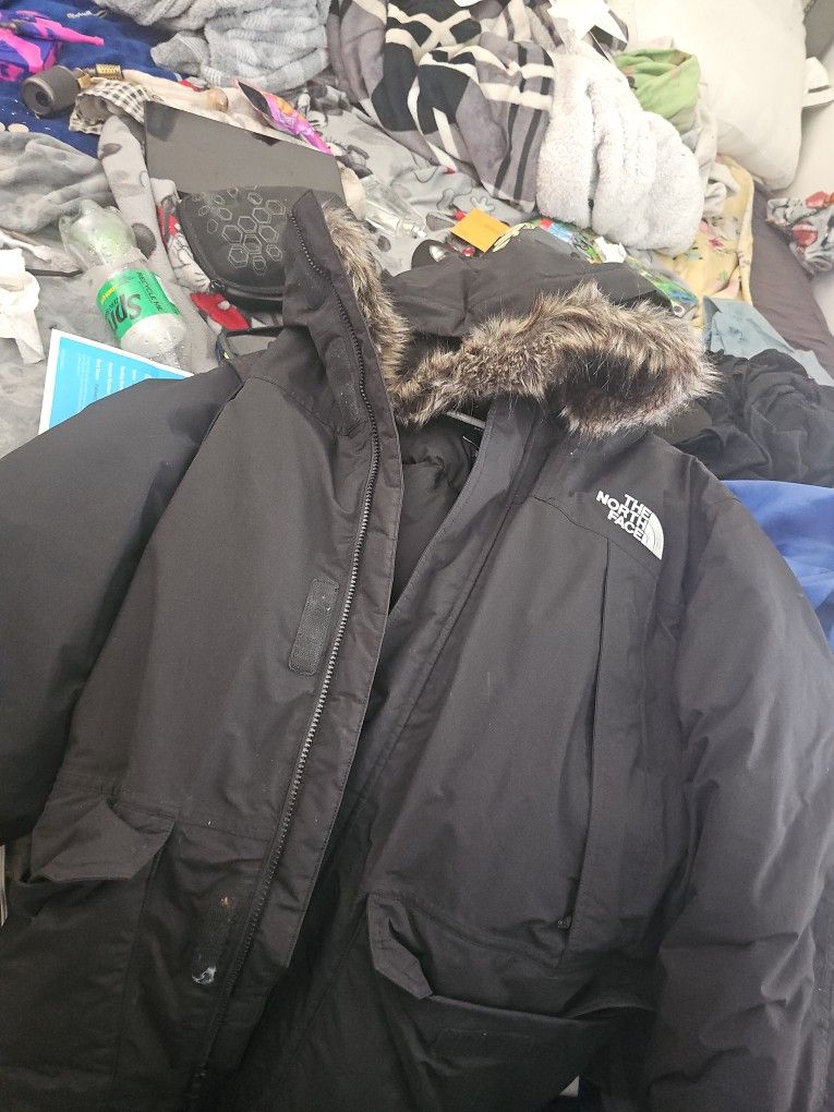 NORTHFACE ALL PURPOSE JACKET WITH FUR ON HOPD