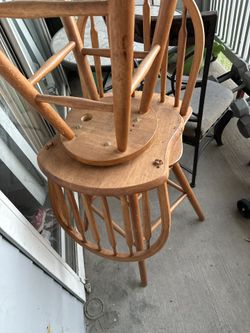 Wooden Bat Stools
