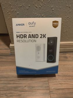 Brand New Eufy HDR and 2k Ring Camera