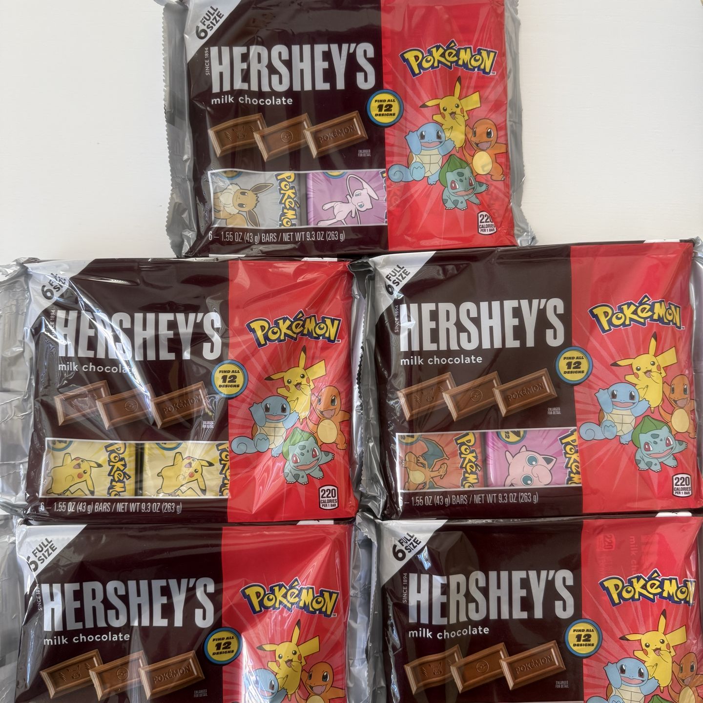 Pokémon Hershey’s Chocolate Bars