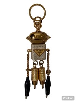 Prada robot keychain