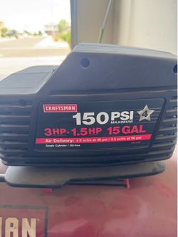 Craftsman’s air compressor