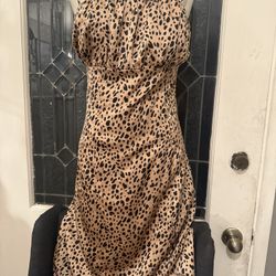 Cheetah Print Dress