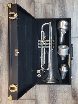 Holton USA MF HORN ST307 SILVER Vintage Trumpet
