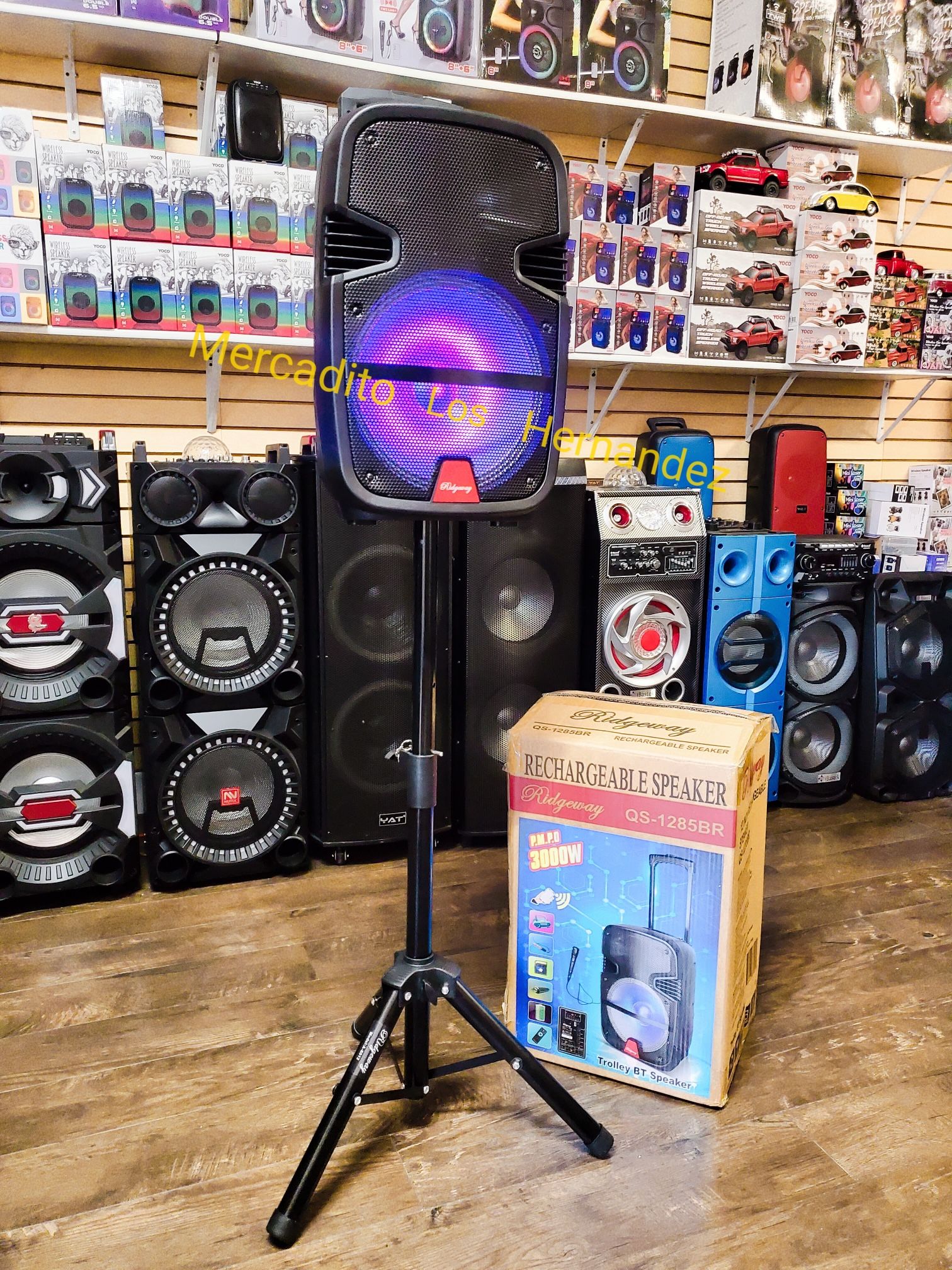 Karaoke Bluetooth Speaker 12" Woofer " SPECIAL PRICE 🔋+++  Usb / Aux / Sd Card- Nuevas En Caja / New