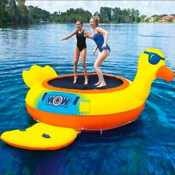 New in box duck inflatable trampoline for land or water 8.5ft