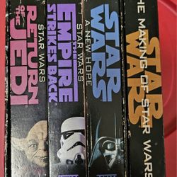 Vintage Star Wars VHS Tapes