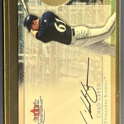 2001 Fleer Showcase - Autographics Chad Green