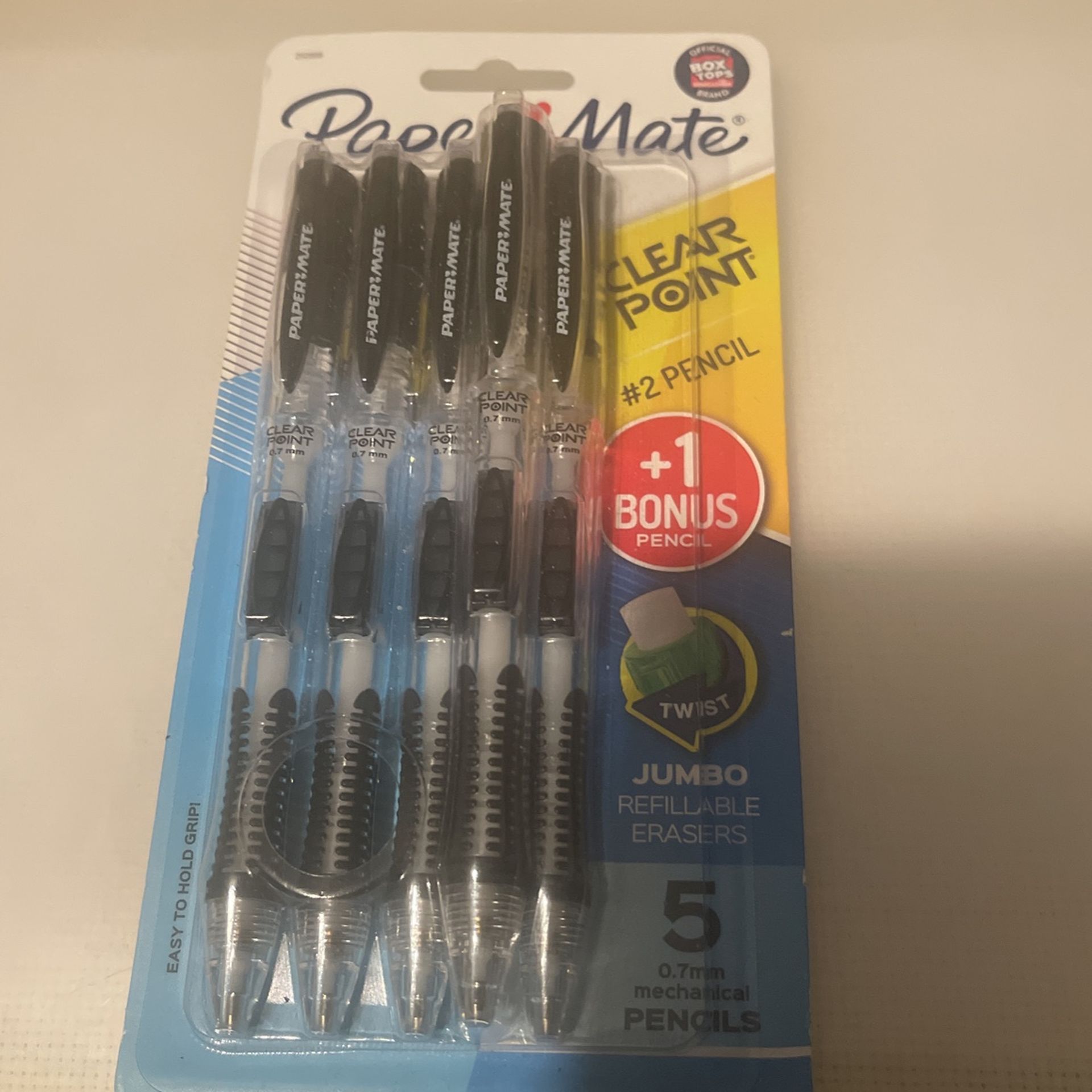 2 Paper Mate Clear Point 5 0.7 Mechanical Pencils