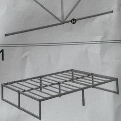 Zinus 14” platform bed frame, king size