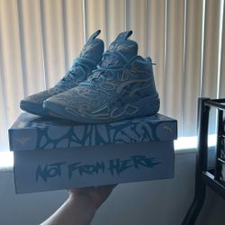 Blue And White Lamelo Ball 