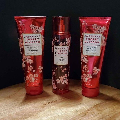 Bath & Body Works Japanese Cherry Blossom Fragrance Mist Body Lotion