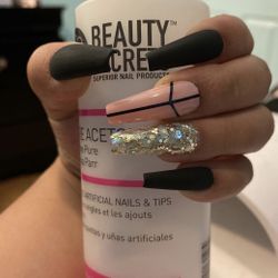 long coffin press on nails