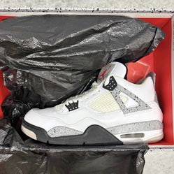 Air Jordan White Cement 4’s