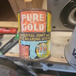 vintage oil and grease cans 