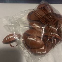 Football Cake Or Cupcakes Toppers 