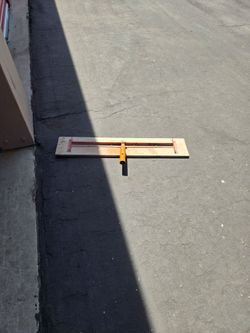 Wooden concrete float