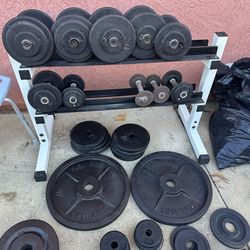 Gym Weights + 3 Bars ! Selling All Not Separatly
