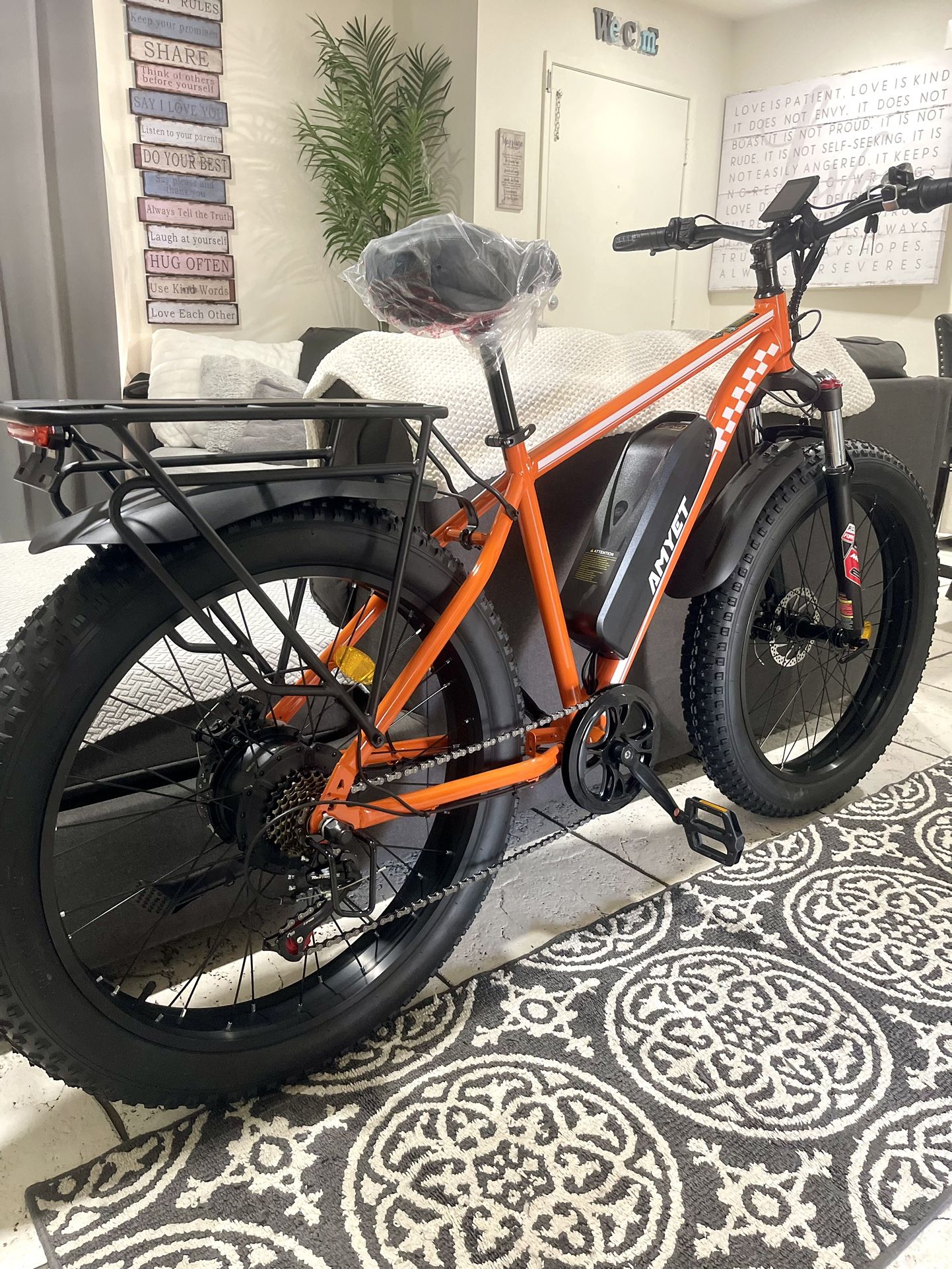 AMYET Large/26x4 Fat E-bike 