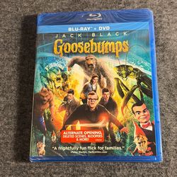New Goosebumps Blu-ray DVD Combo
