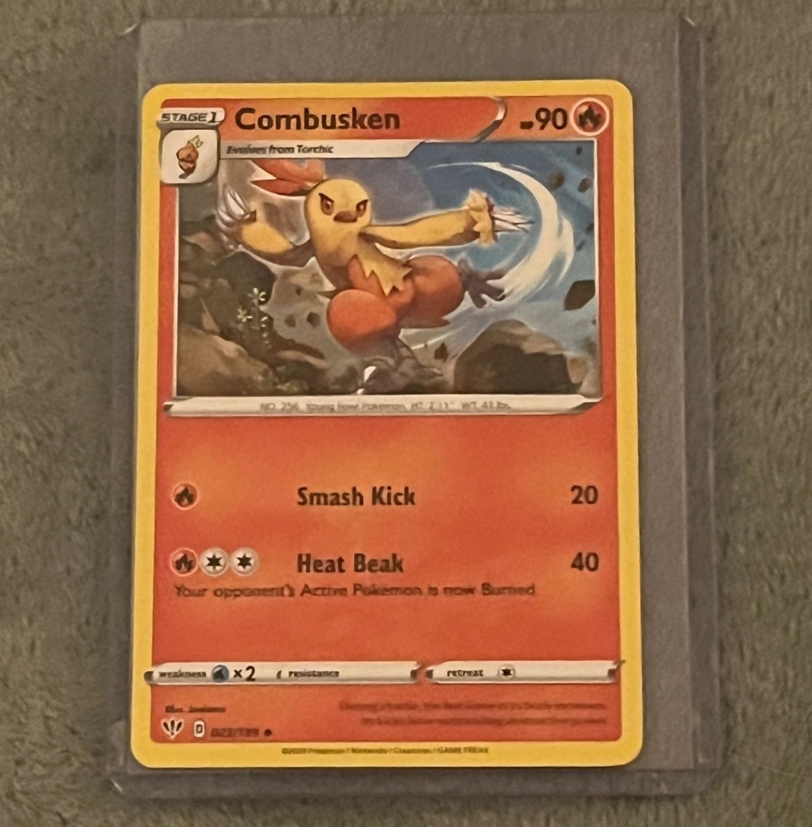 Combusken 23/189 Pokemon TCG Darkness Ablaze