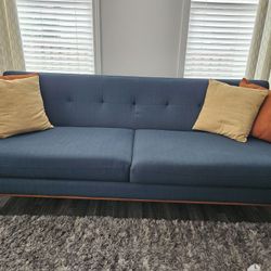 Mid-Century Modern Sofa Azure
