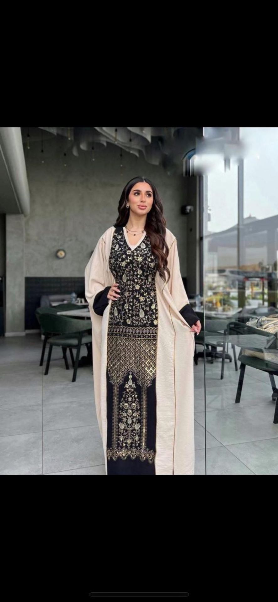 Fancy Abaya Free Size