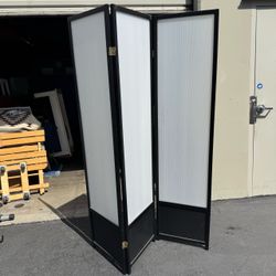 3 Panel Folding Room Divider