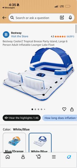 BRAND NEW pool float - used once perfect condition