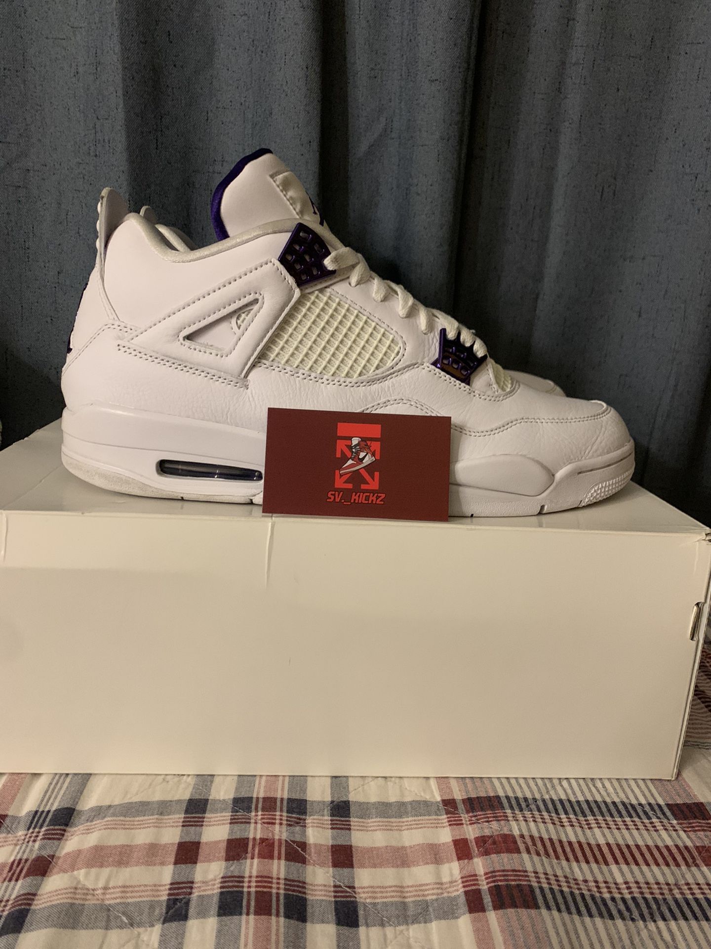 Jordan 4 Metallic Purple