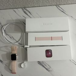 Apple Watch Series 9 GPS 41mm Aluminum Case w/Light Pink Sport Band  MR943LW/A