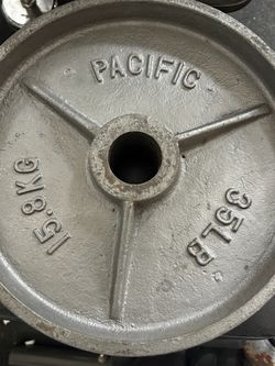 TWO 35LB PLATES