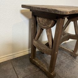 Small Rustic End Table