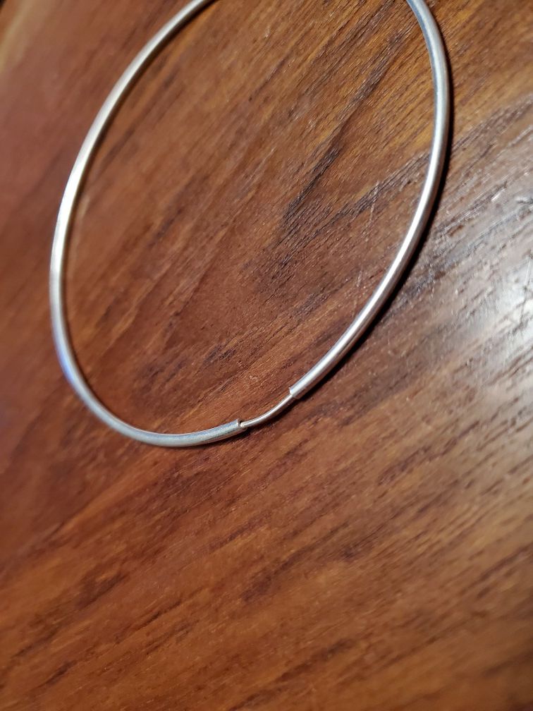 925 Silver Hoop Earrings