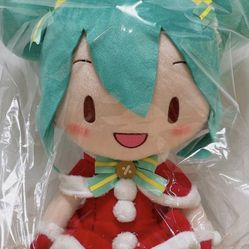 Sealed  Hatsune Miku (Christmas 2021 Ver.) Fluffy Plush