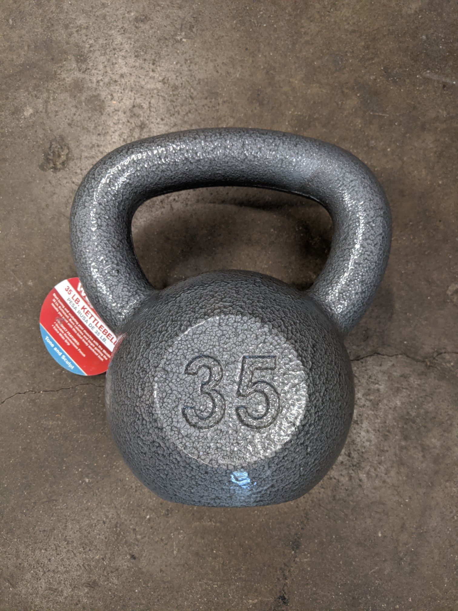New Kettlebell 35lbs by Weider fitness