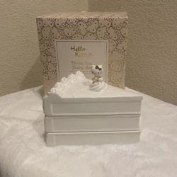 Pottery, Barn, Teen, hello kitty ceramic cake, jewelry box