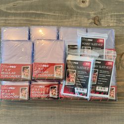 Ultro Pro Top Loaders & Penny Sleeves For Cards
