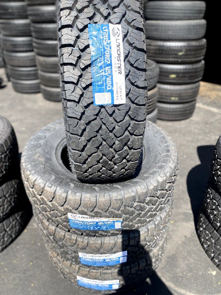 SET OF FOUR NEW TIRES 265/70/16 LANDCASTER