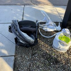 Double Stroller and Swing 